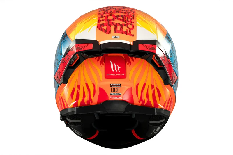 MT THUNDER 4 SV RAINFOREST DEPORTIVO INTEGRAL CASCO DE MOTO C4 BRILLANTE