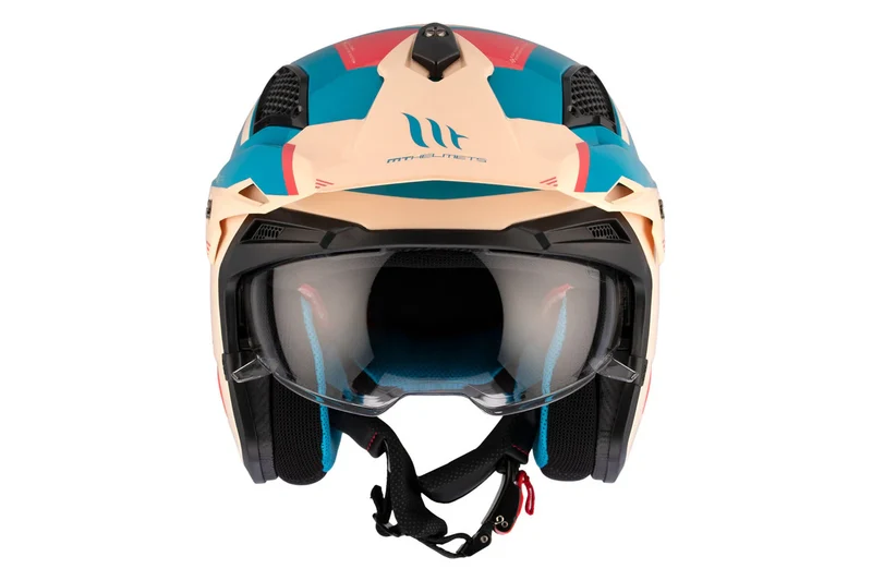 MT DISTRICT SV S ANALOG CASCO DE MOTO D7 BRILLO