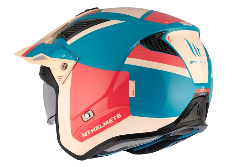 MT DISTRICT SV S ANALOG CASCO DE MOTO D7 BRILLO