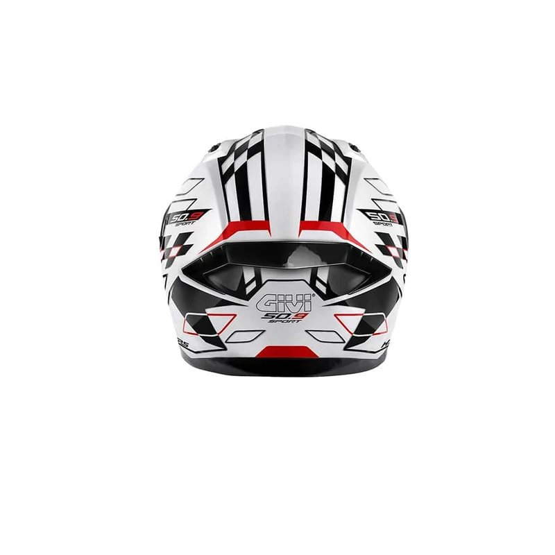 GIVI -CASCO FULL 50.9 /ASSAULT C/PLBLANCO/NEGRO/ROJO (SABW)
