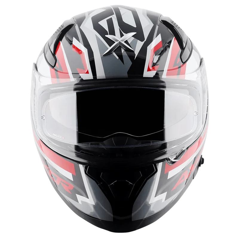 AXOR APEX STREAK CASCO INTEGRAL DE MOTOCICLETA NEGRO_ROJO