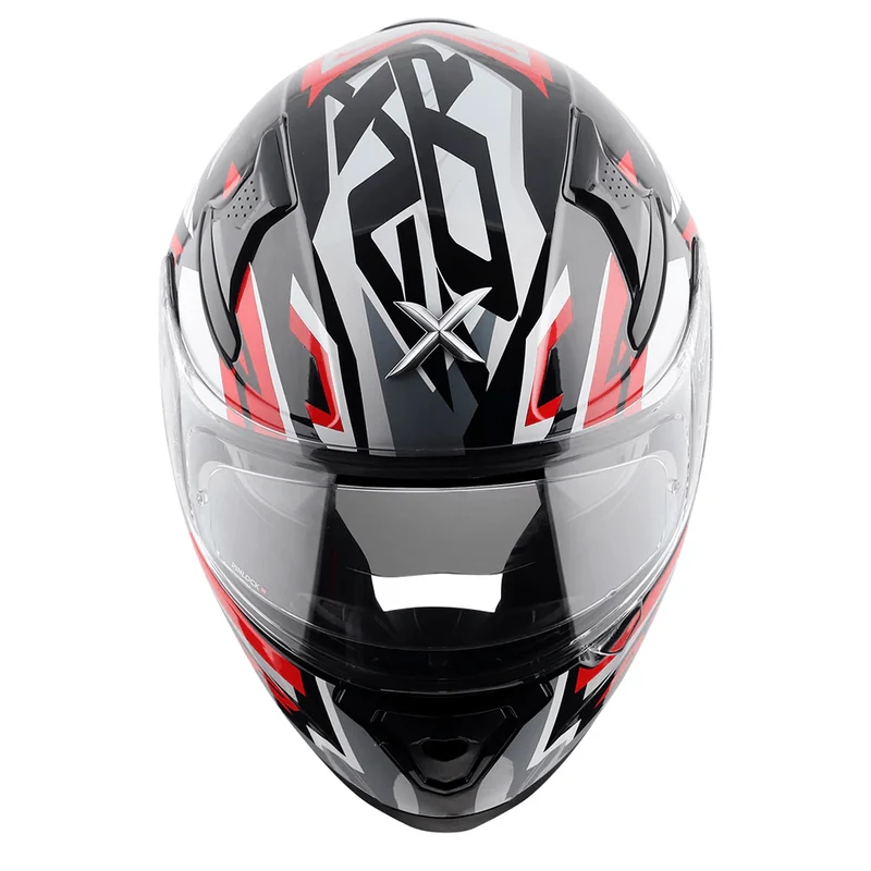 AXOR APEX STREAK CASCO INTEGRAL DE MOTOCICLETA NEGRO_ROJO