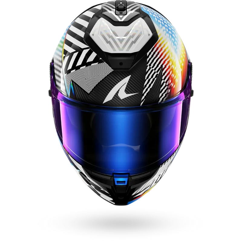 SHARK SPARTAN GT Pro Carbon Sthyr Casco Integral De Moto Blanco Cromo