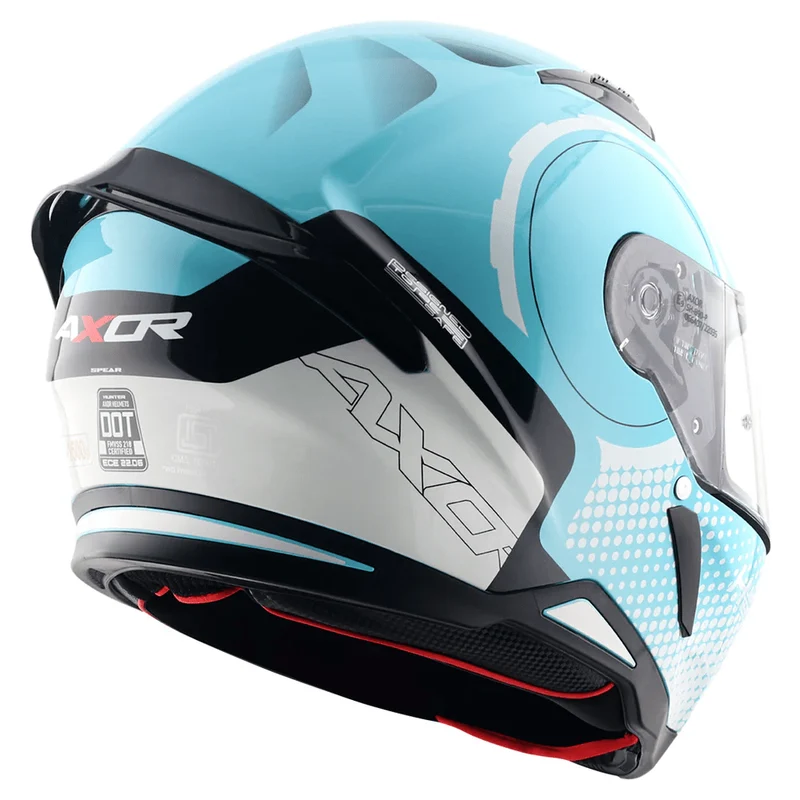 AXOR HUNTER SPEAR CASCO INTEGRAL DE MOTOCICLETA AZUL