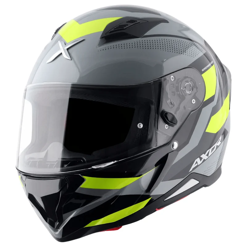 AXOR HUNTER CORNET CASCO INTEGRAL DE MOTOCICLETA NG MATE_AMARIL FLUOR
