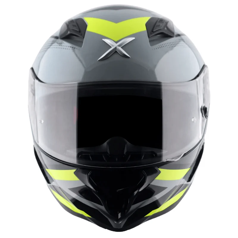 AXOR HUNTER CORNET CASCO INTEGRAL DE MOTOCICLETA NG MATE_AMARIL FLUOR