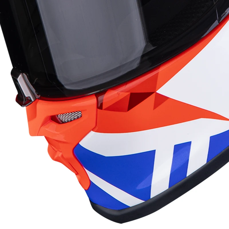 SCORPION EXO-R1 EVO II AIR VALERE BLANCO ROJO AZUL