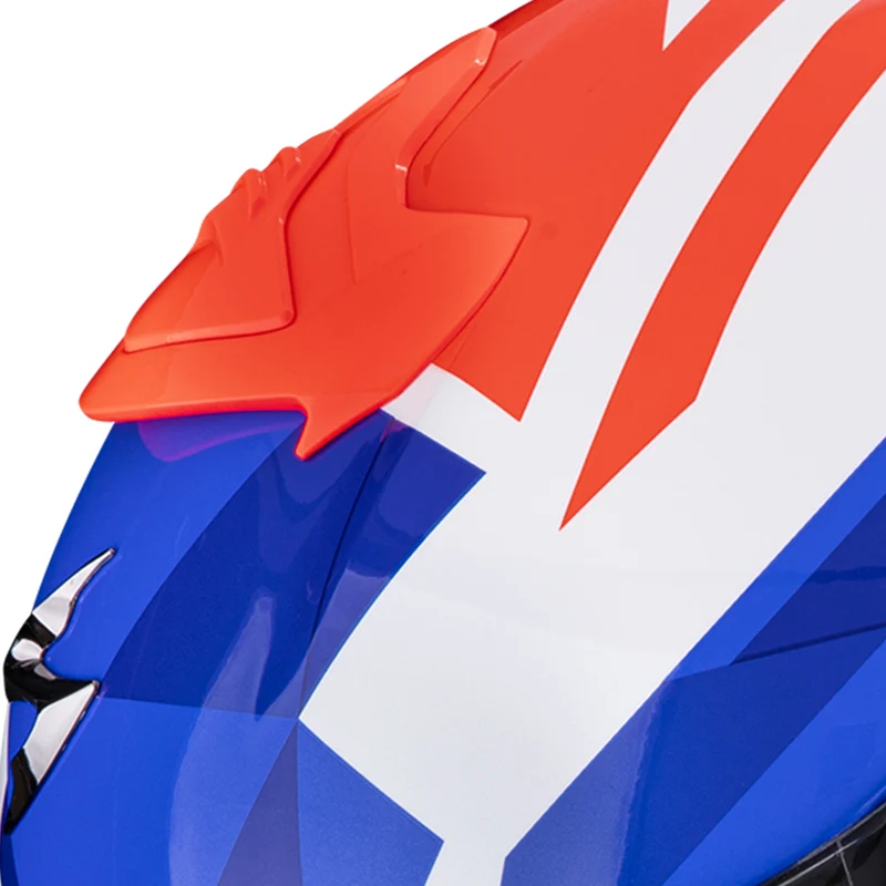SCORPION EXO-R1 EVO II AIR VALERE BLANCO ROJO AZUL