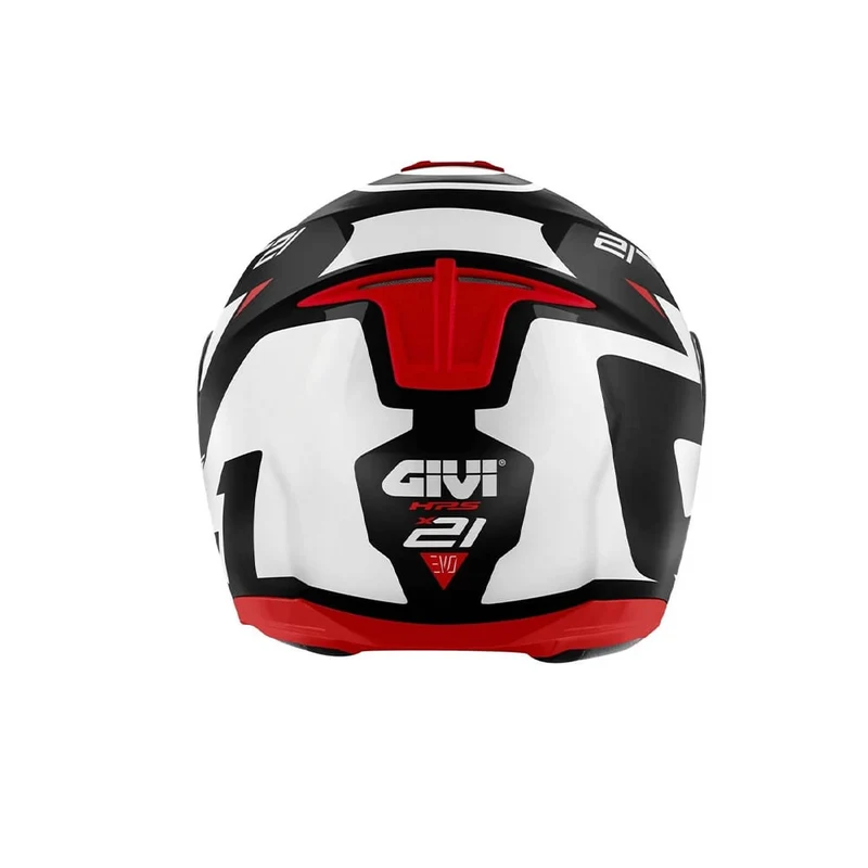 GIVI X21 EVO NUMBER CASCO MODULAR NEGRO BLANCO ROJO