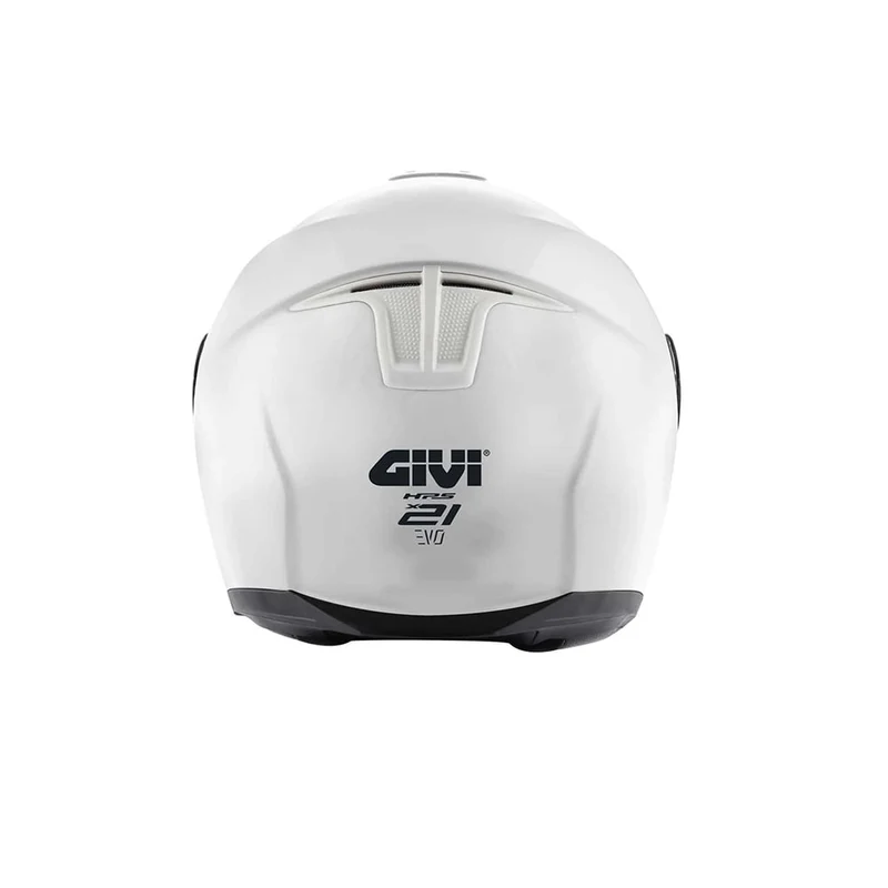 GIVI X21 Número Moto Modular Turismo Casco Blanco Sólido