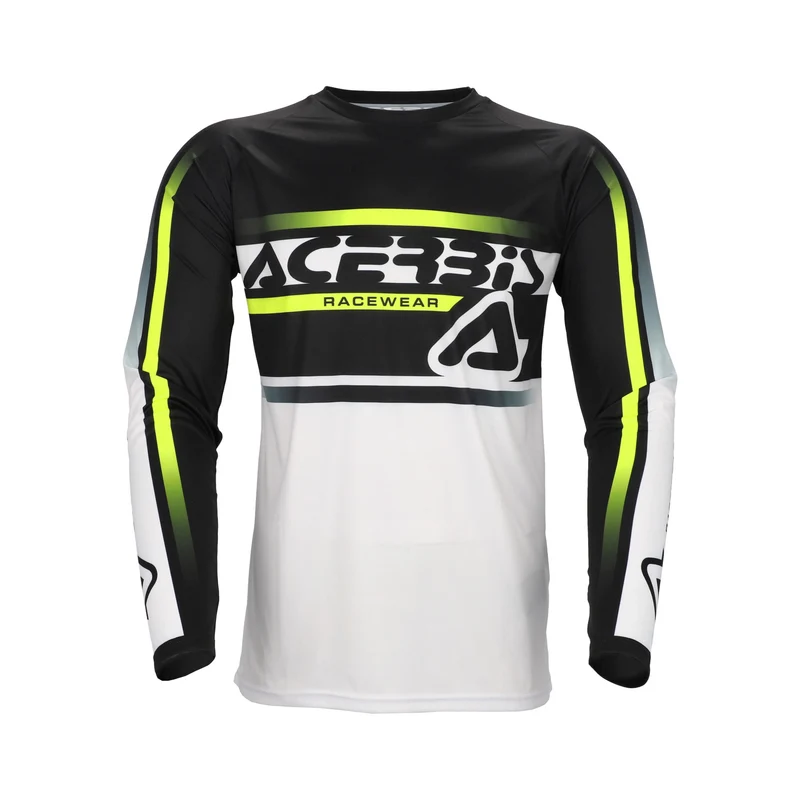 ACERBIS CAMISETA MX LINEAR LUGO NEGRO BLANCO
