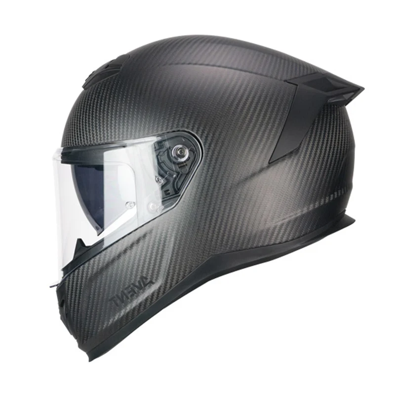 CGM 361C AVENT PRO Carbon Integral Moto Casco Negro Mate