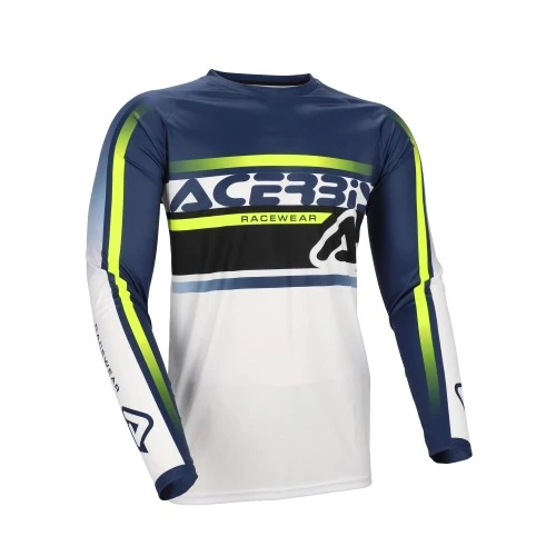 ACERBIS CAMISETA MX LINEAR LUGO AZULL AMARILLO