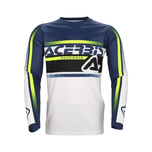 ACERBIS CAMISETA MX LINEAR LUGO AZULL AMARILLO