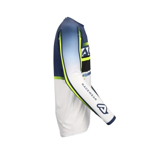 ACERBIS CAMISETA MX LINEAR LUGO AZULL AMARILLO