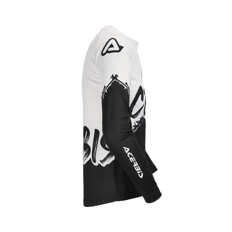ACERBIS CAMISETA MX NIÑO LINEAL NEGRO BLANCO