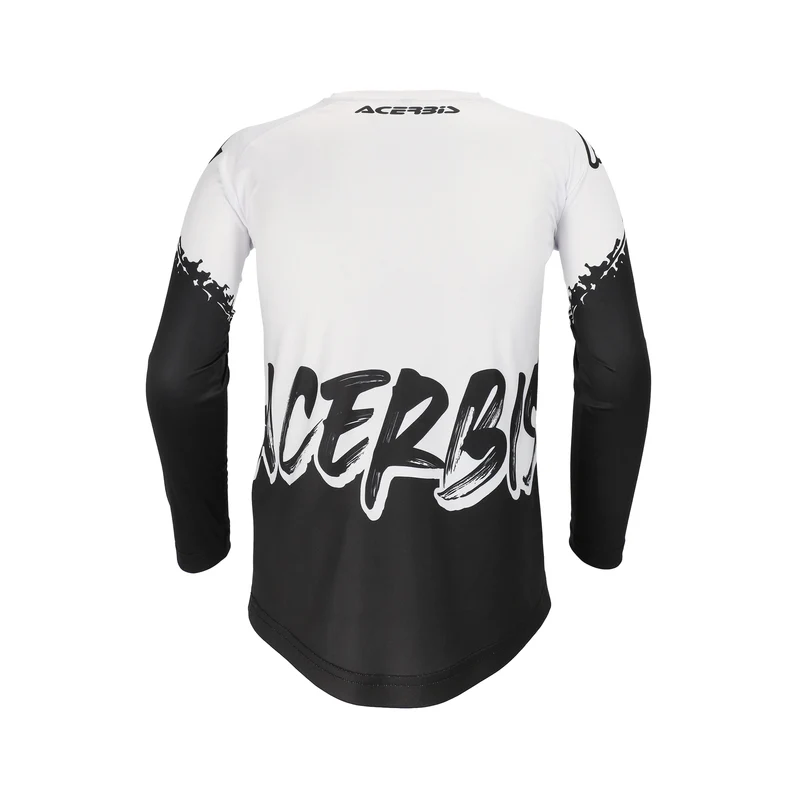 ACERBIS CAMISETA MX NIÑO LINEAL NEGRO BLANCO