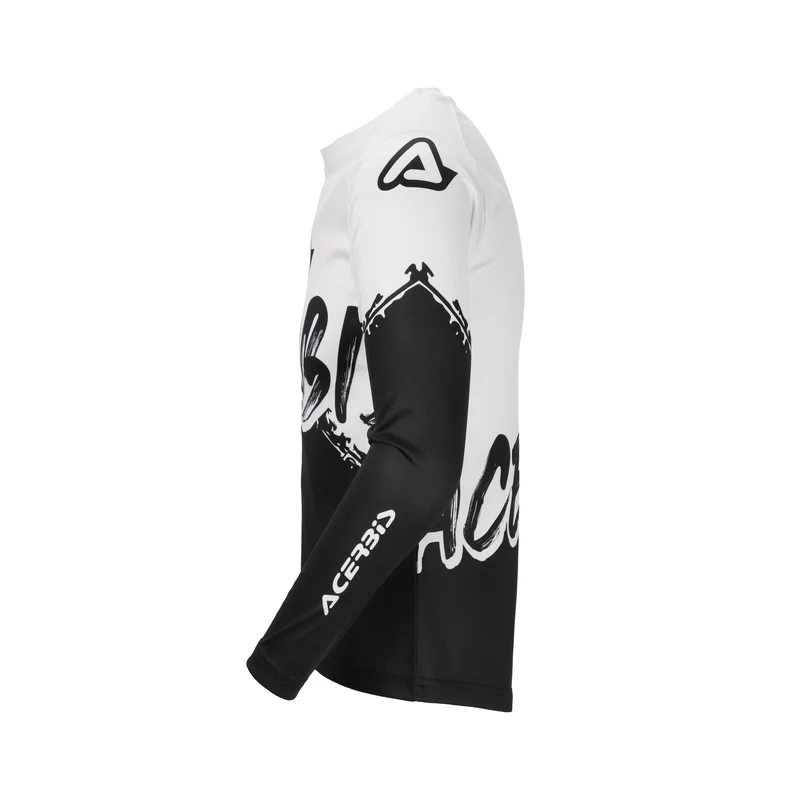 ACERBIS CAMISETA MX NIÑO LINEAL NEGRO BLANCO