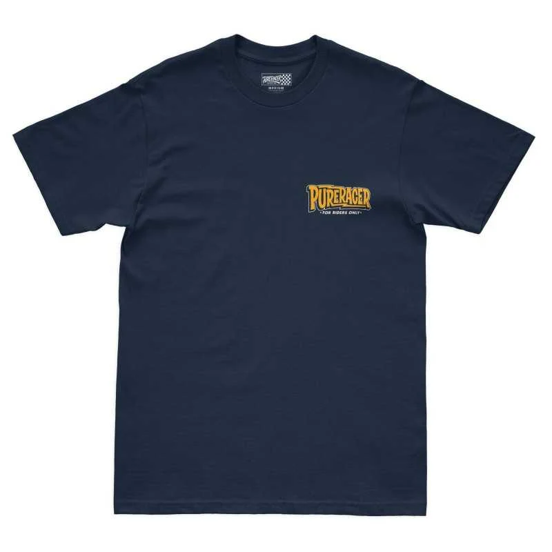 PURERACER CAMISETA ROAD TO SUCCESS BLUE NAVY