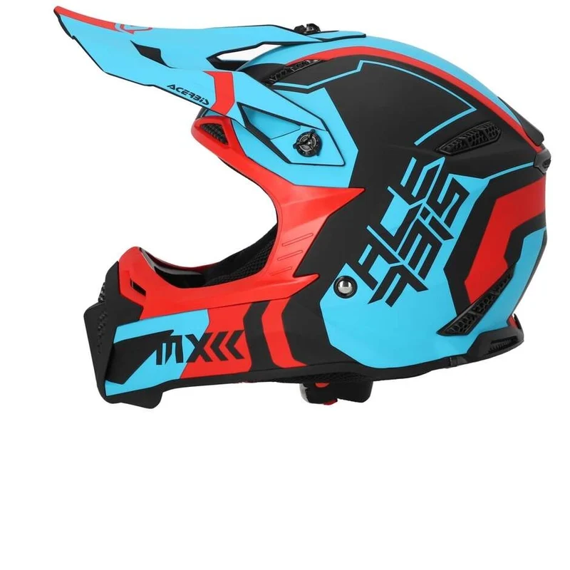 ACERBIS PROFILE 5 306 CASCO MOTOCROSS DE MOTO ROJO AZUL