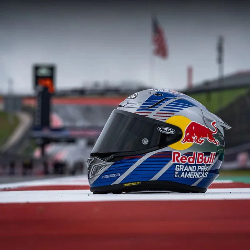 HJC RPHA12 RED BULL AUSTIN GP 2 MC21 DE MOTOCICLETA CASCO INTEGRAL