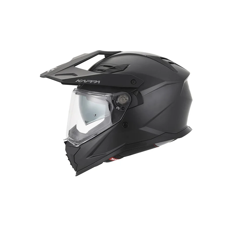 Kappa KV33 Enduro Solid Dual moto deportivo Casco Negro Mate