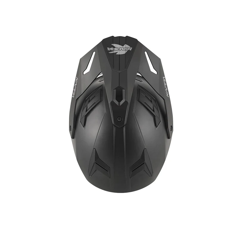 Kappa KV33 Enduro Solid Dual moto deportivo Casco Negro Mate