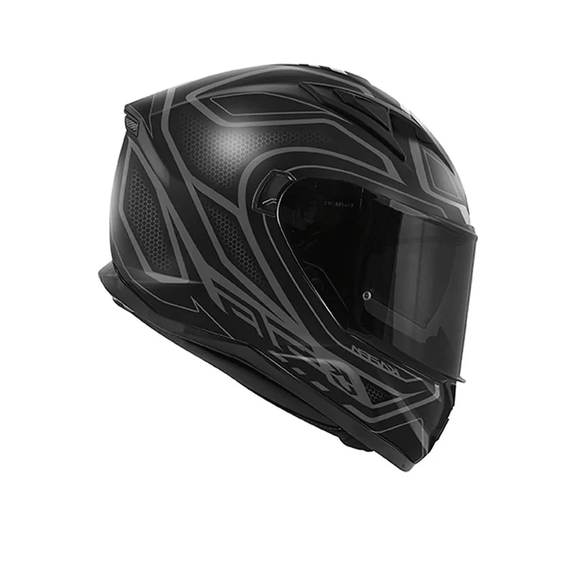 KAPPA KV56 Moto Touring Casco Negro Mate Neón