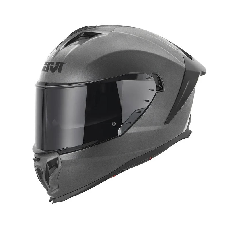 GIVI H503 SOLID Casco Integral Para Moto Titanio Mate (G768)