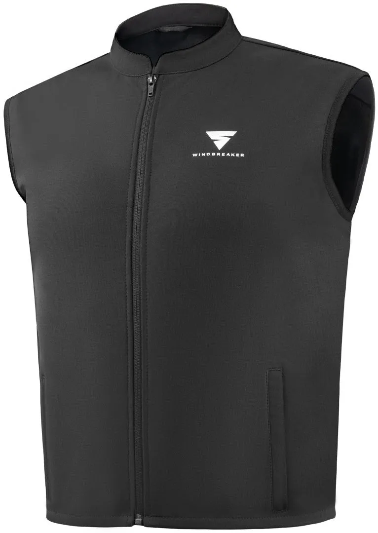 SHIMA WINDBREAKER CHALECO DE MOTO CORTAVIENTOS NEGRO