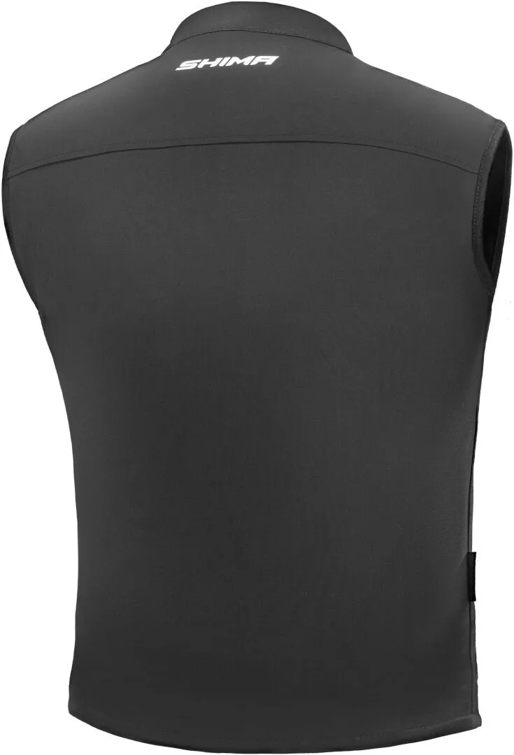 SHIMA WINDBREAKER CHALECO DE MOTO CORTAVIENTOS NEGRO