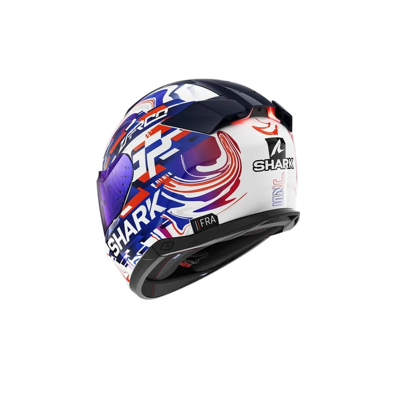 SHARK CASCO SKWAL i3 REPLICA ZARCO GP DE FCE Blanco Violeta Azul