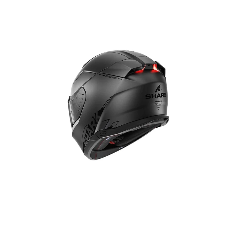 SHARK SKWAL i3 integral Casco Antracita Negro Mate Plata