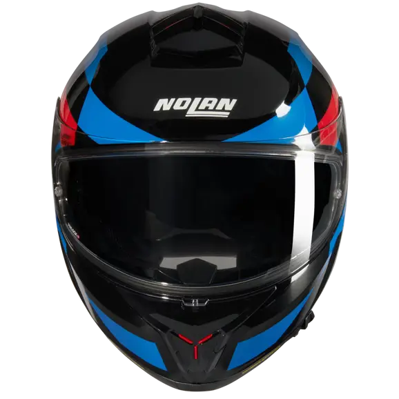 NOLAN N80-8 ALFIERE 347 CASCO INTEGRAL Moto Nero Azul Rosso