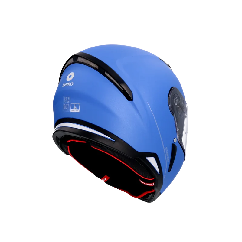 SHIRO CASCO SH-890 HUNTER MONOCOLOR AZUL
