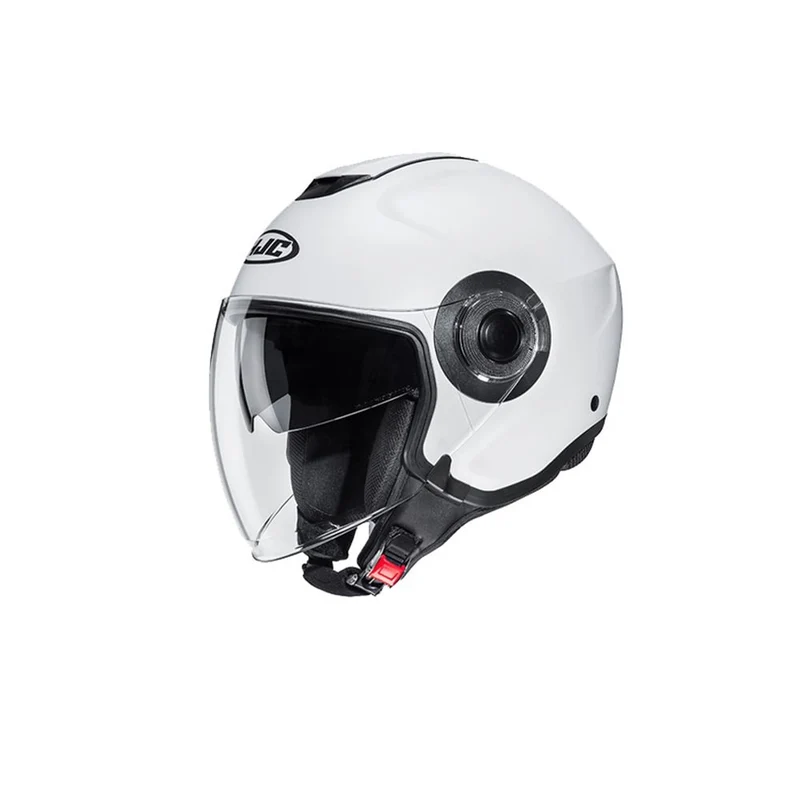 HJC i40N UNI Casco De Moto Jet En Blanco Perla
