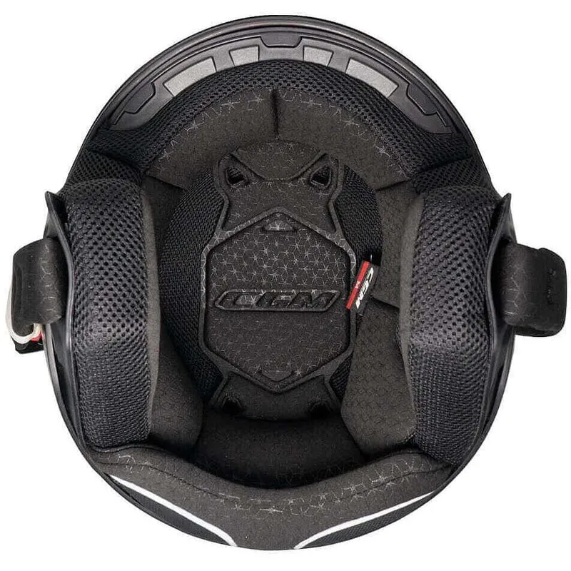 CGM 167D FLO SPORT Jet Casco De Moto Azul Blanco Rojo