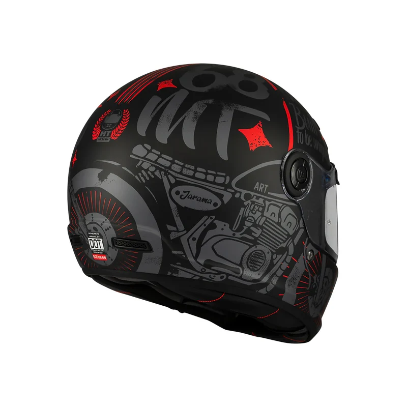 MT JARAMA SV ART INTEGRAL RETRO INTEGRAL CASCO DE MOTO E5 MATE