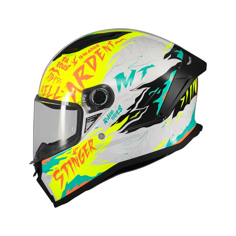 MT STINGER 2 ARDENT INTEGRALES CASCO DE MOTO A3 ACABADO BRILLANTE