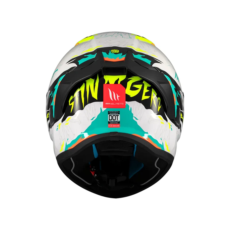 MT STINGER 2 ARDENT INTEGRALES CASCO DE MOTO A3 ACABADO BRILLANTE