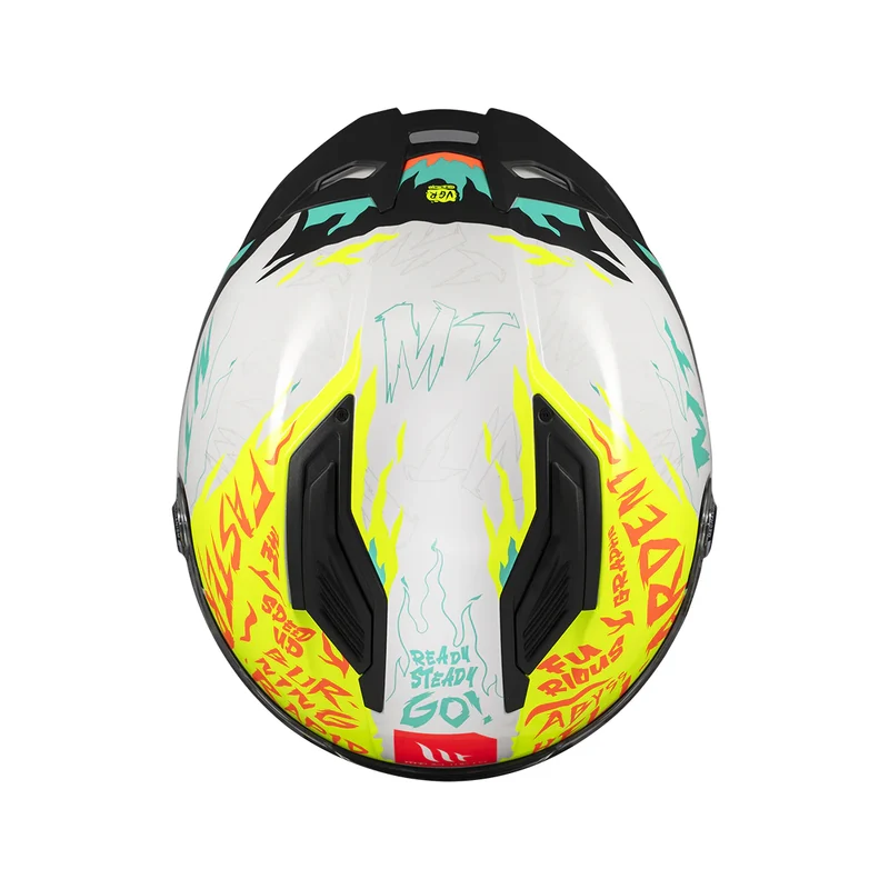 MT STINGER 2 ARDENT INTEGRALES CASCO DE MOTO A3 ACABADO BRILLANTE