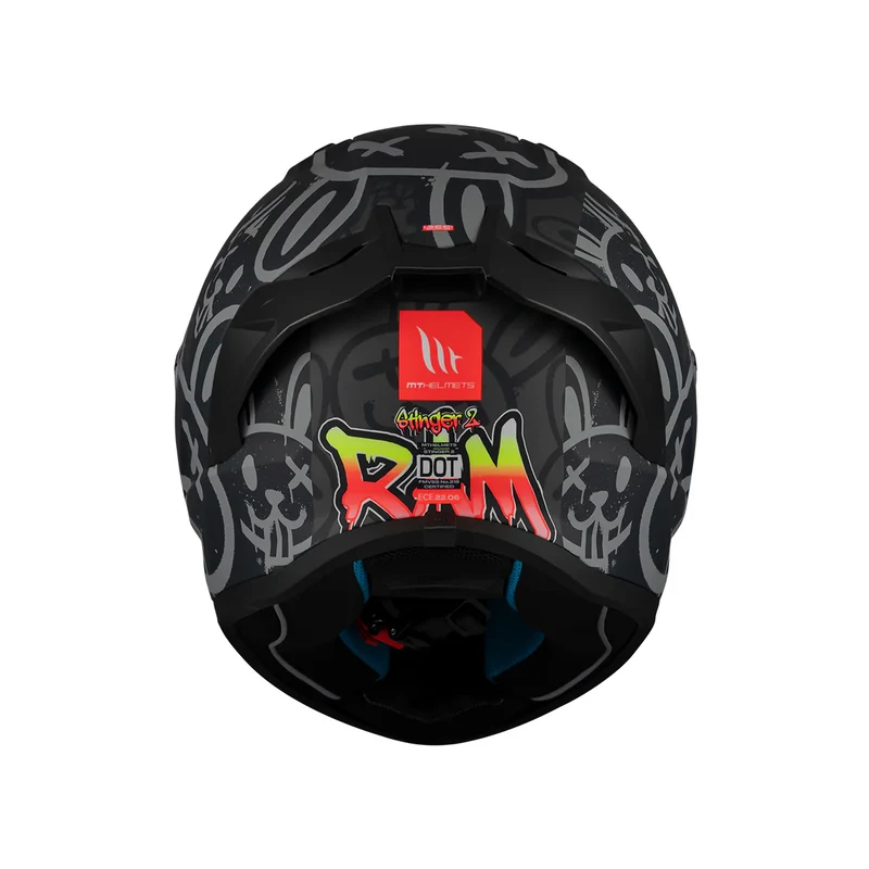 MT STINGER 2 RAM INTEGRALES CASCO DE MOTO F1 MATT