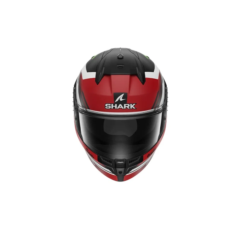 SHARK CASCO INTEGRAL D-SKWAL 3 FIRSTLAP Negro Mate Rojo Verde