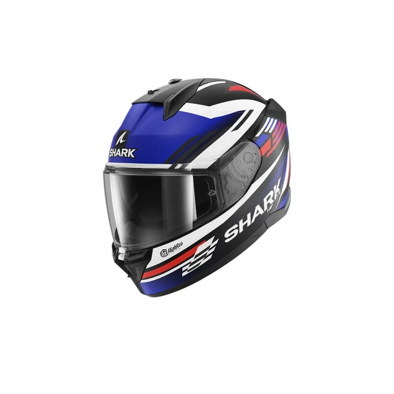 SHARK CASCOS D-SKWAL 3 FIRSTLAP MAT NEGRO AZUL ROJO