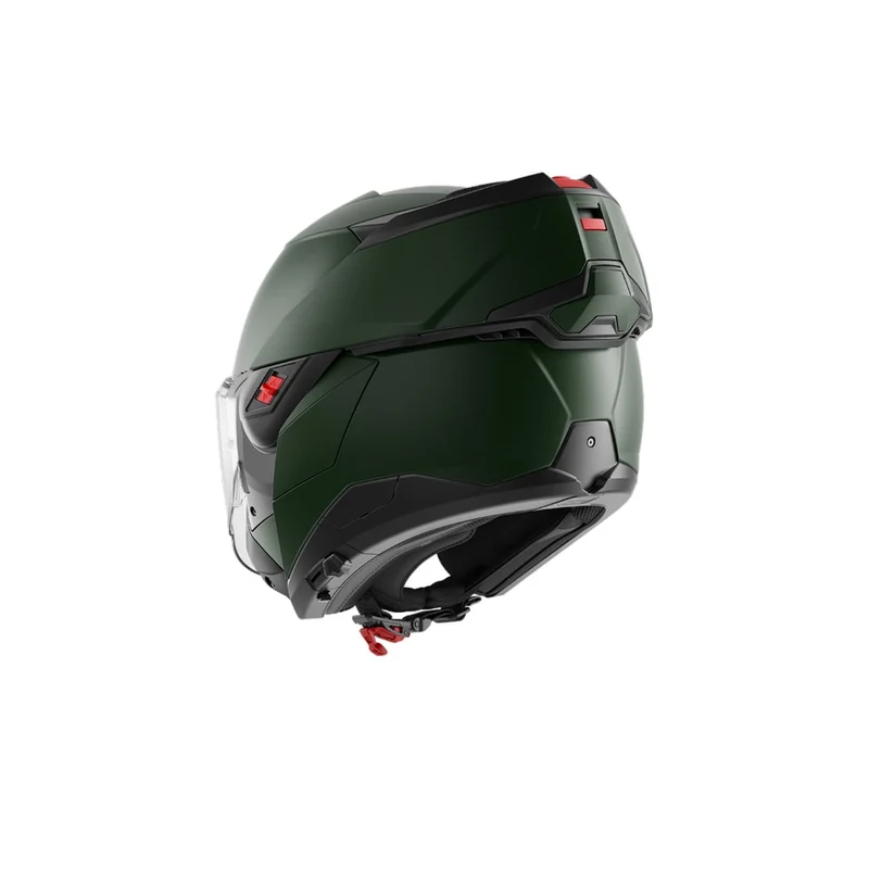 SHARK OXO BLANK MOTOCICLETA ABATIBLE CASCO VERDE OSCURO