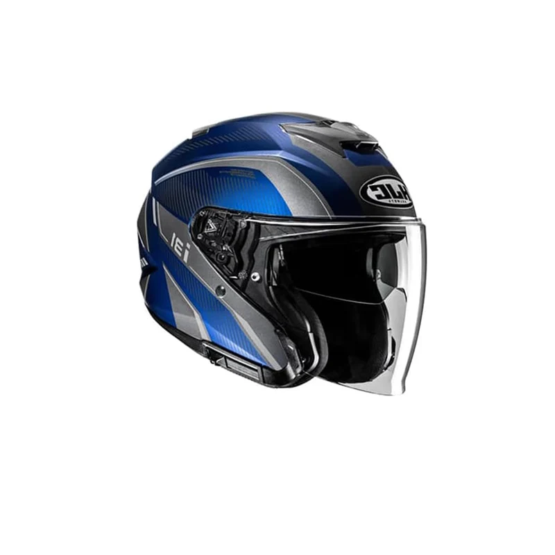 HJC i31 Reno MC2 Casco jet para moto de calle