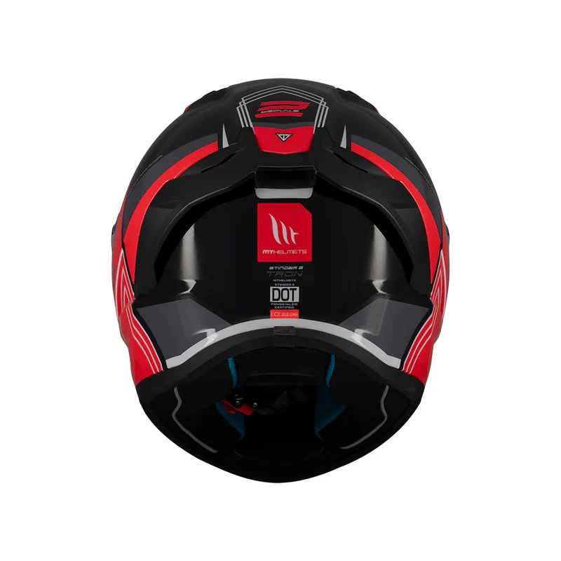 MT STINGER 2 TRON INTEGRALES CASCO DE MOTO B15 BRILLO