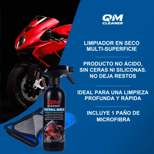 QM CLEANER TOTAL BIKE | LIMPIADOR MULTISUPERFICIE