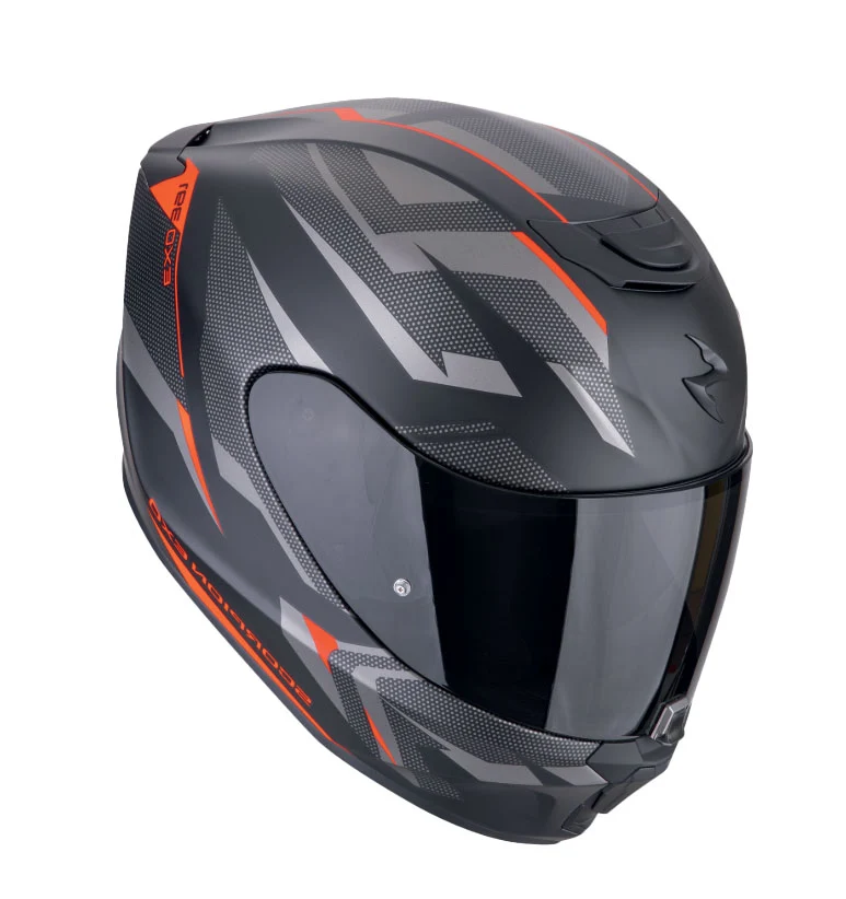 SCORPION CASCOS INTEGRALES EXO-391 AAXO NEGRO MATE ROJO