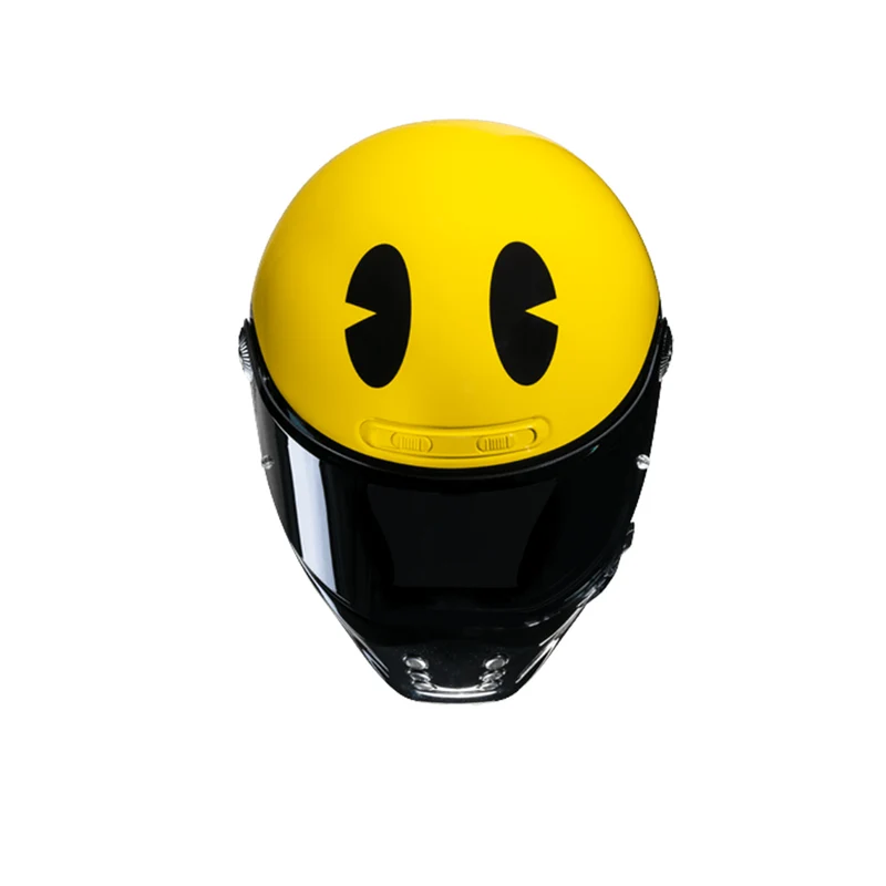 HJC V10 PAC-MAN BANDAI NAMCO MC3 AMARILLO/NEGRO